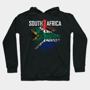 South Africa Roots South African Flag Gift Hoodie